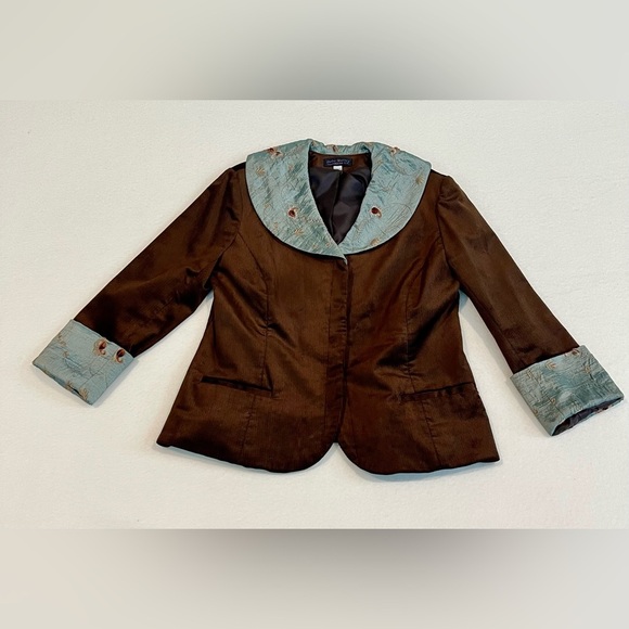 Debra Murry wearable, art embroidered corduroy jacket, in New like vintage - Picture 1 of 10